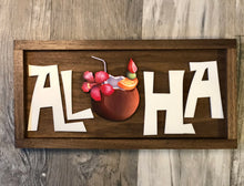 Load image into Gallery viewer, Aloha Interchangeable sign