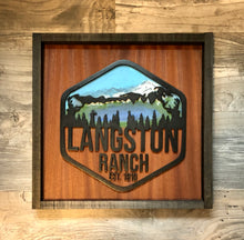 Load image into Gallery viewer, Classic Park inspired Logo family name sign
