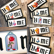 Load image into Gallery viewer, Custom Center pieces for interchangeable Home sign Fan Art decor magnetic home decor fridge magnets