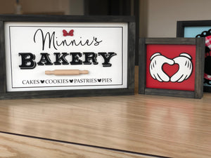 Minnie’s Bakery sign custom order