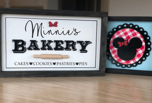 Minnie’s Bakery sign custom order