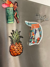 Load image into Gallery viewer, Enchanted Tiki Room refrigerator Magnet, Iconic Magical fan artland, orange Bird, Magical fan art cruise line door. Acrylic neodymium magnet