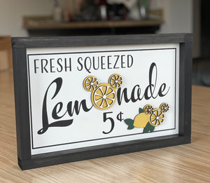 Lemonade Kitchen sign with Subtle Fan Art Flair